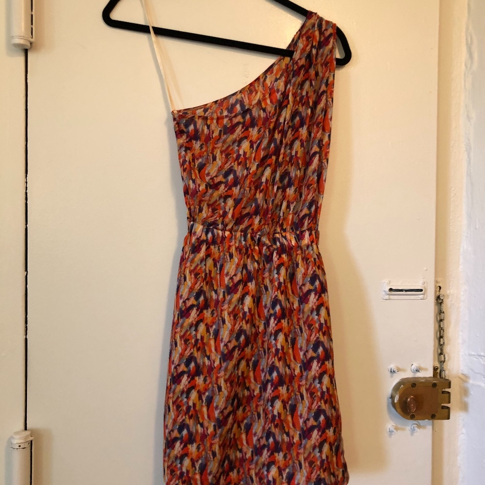 BCBG One Shouldered Dress